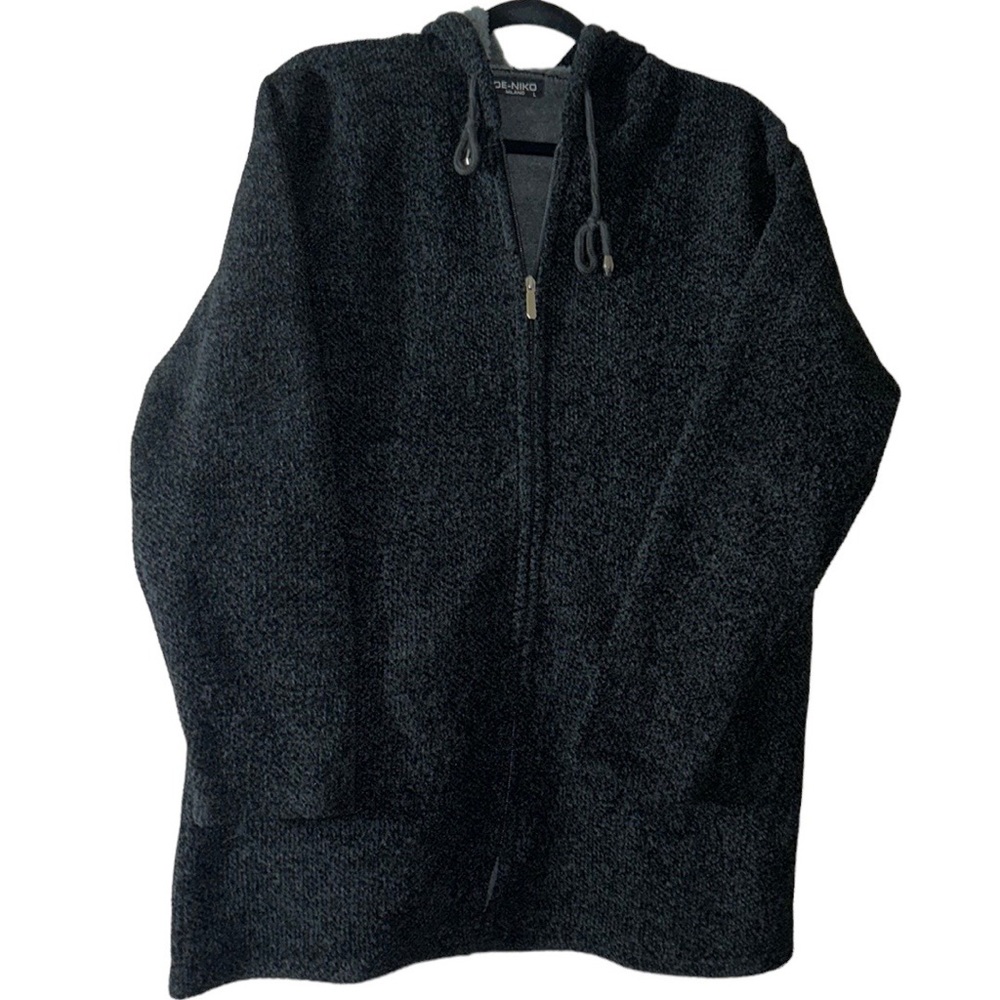 NWOT De-Niko Soft Black Jacket, Size Large